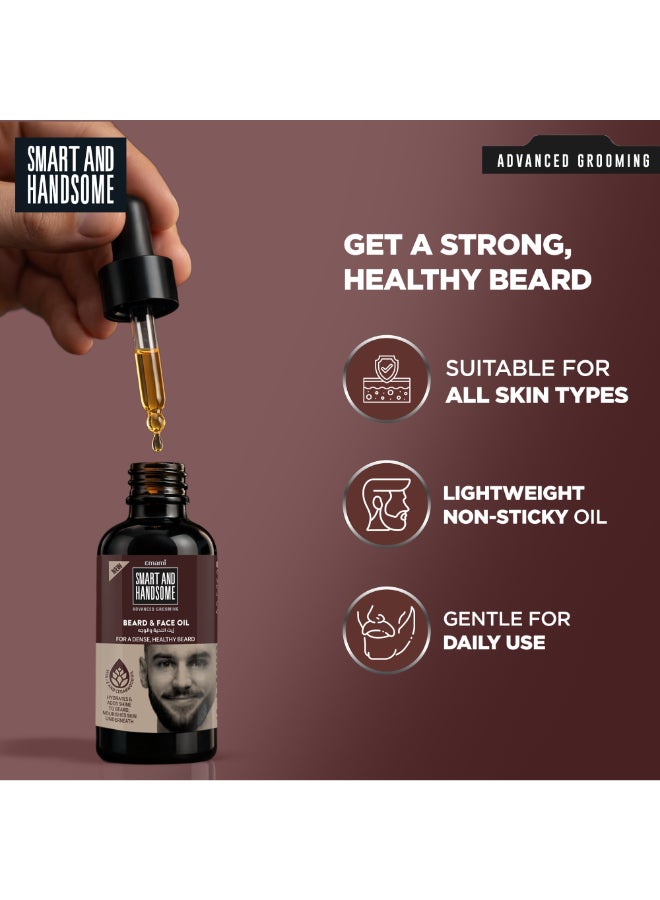 emami Men Beard & Face Hair Growth Oil | With Vitamin E & Cedarwood Oil | Softens & Conditions Beard for Fuller-Looking | Daily Grooming | For All Skin Types - Image 3